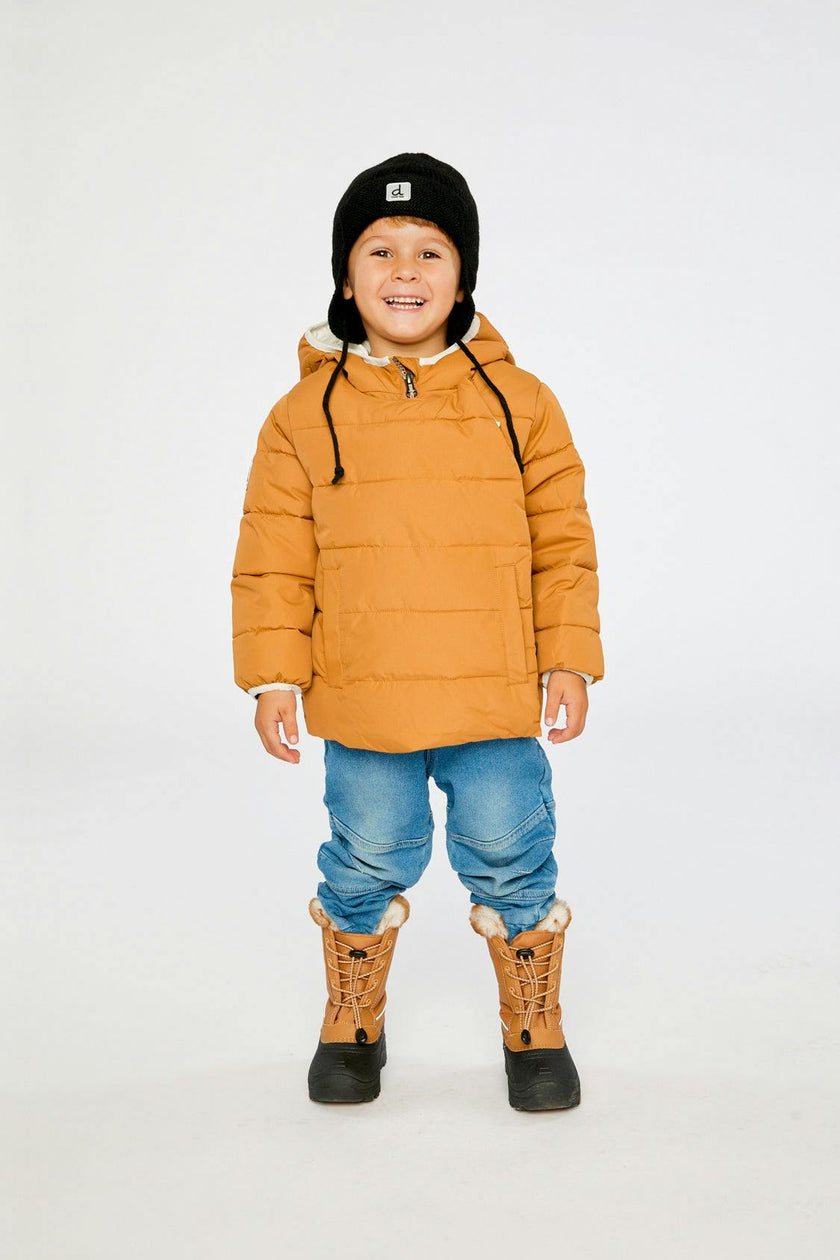 Winter Jacket Adapted For Car Seats Brown Sugar