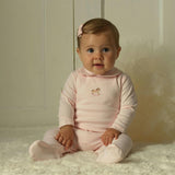 Pima Pink Rocking Horse Footie