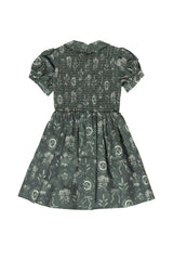Mini Keegan Dress in Green Vintage Bouquet