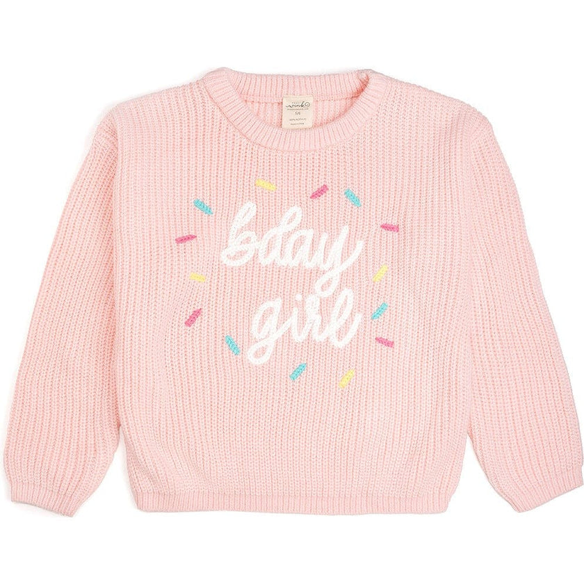 Birthday Girl Sprinkle Knit Sweater
