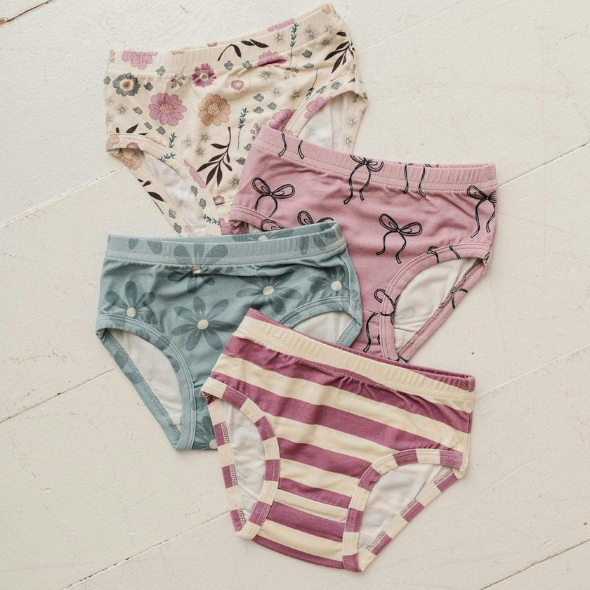Girl's Underwear Dusky Orchid Stripe