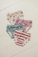 Girl's Underwear Dusky Orchid Stripe