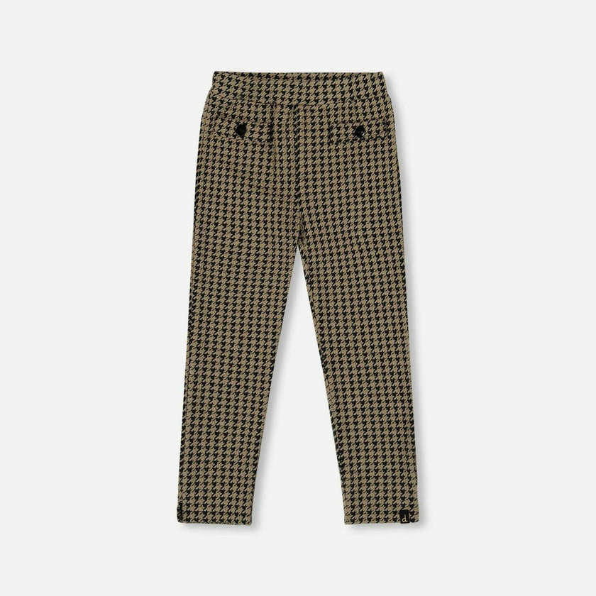 Jacquard Knit Pant with Welt Pocket
