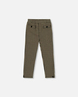 Jacquard Knit Pant with Welt Pocket