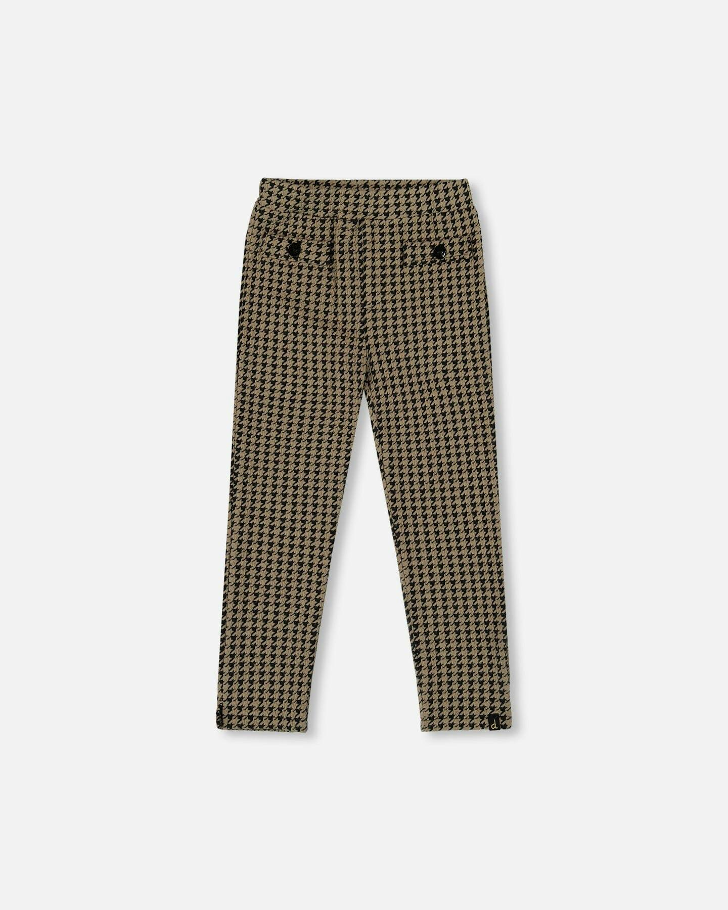 Jacquard Knit Pant with Welt Pocket