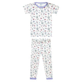2pc Short Sleeve Pajamas with Pants - Minnie Mouse's Bowquet