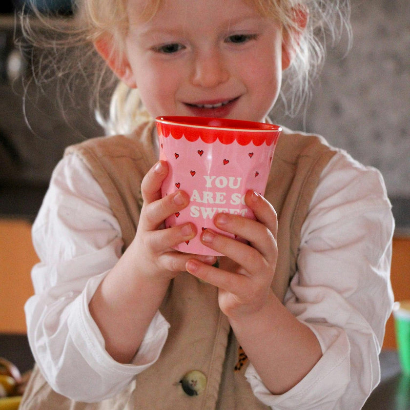 Melamine Cup with Snoopy Print - Medium - Pink - 8.45 oz -