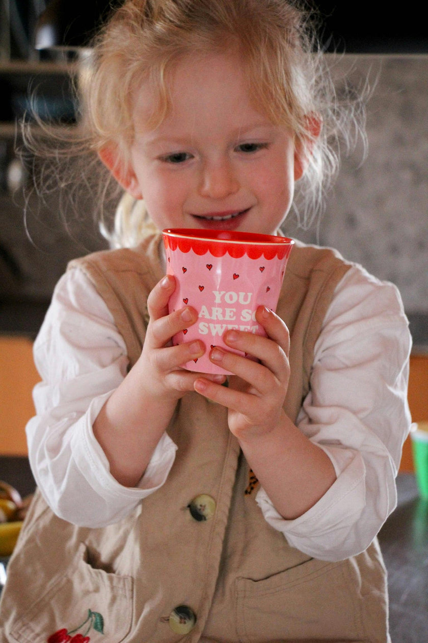 Melamine Cup with Snoopy Print - Medium - Pink - 8.45 oz -