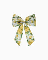 Extra Large Bow Hair Clip in Yellow Carline