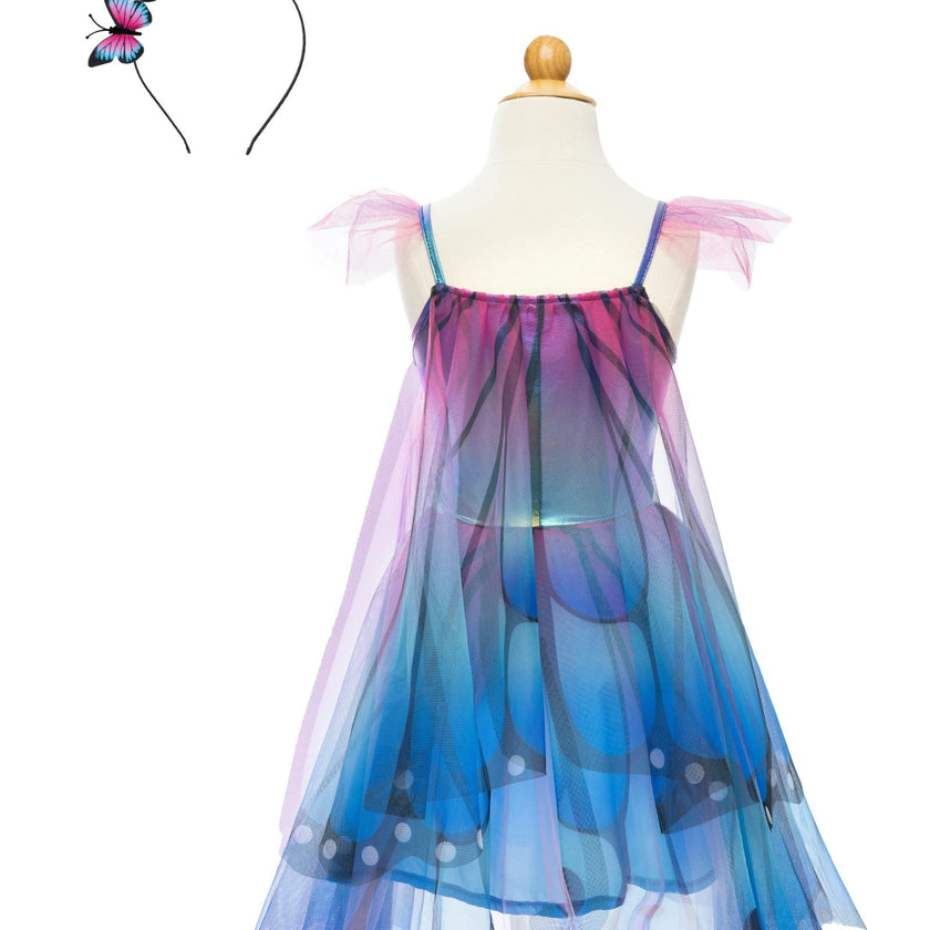 Butterfly Twirl Dress with Wings & Headband