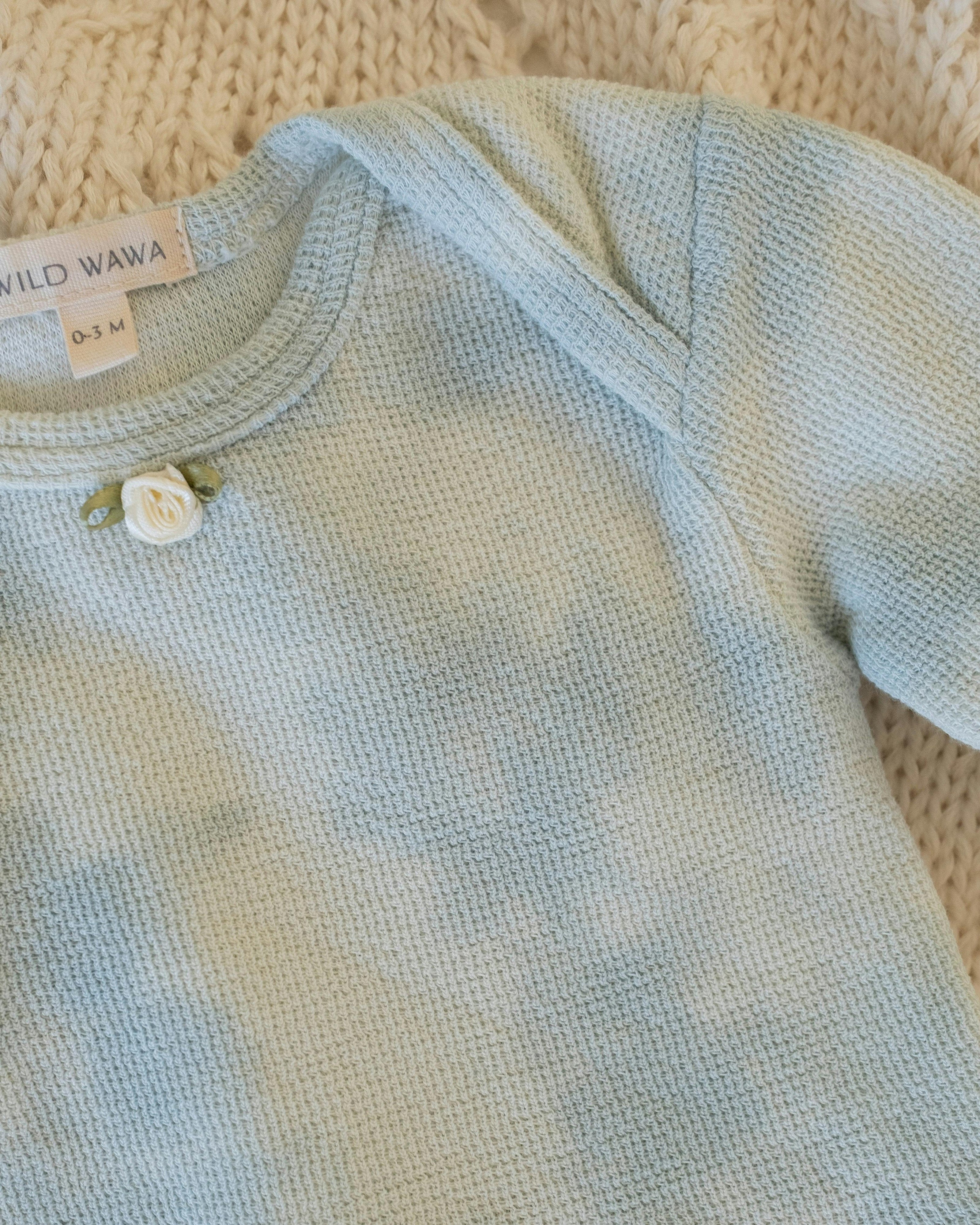 Tie-dye Onesie in Baby Blue