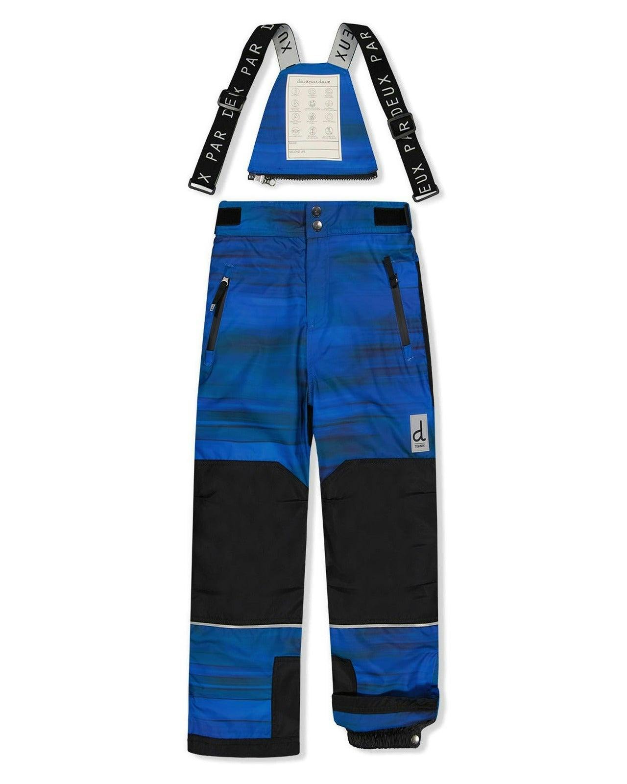 Two Piece Teknik Snowsuit Royal Blue And Yellow