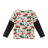 Boys Two-Fer Graphic Tee | Holiday Trucks