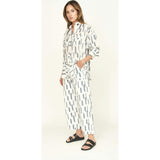 Tivot Pant in White Rainfall