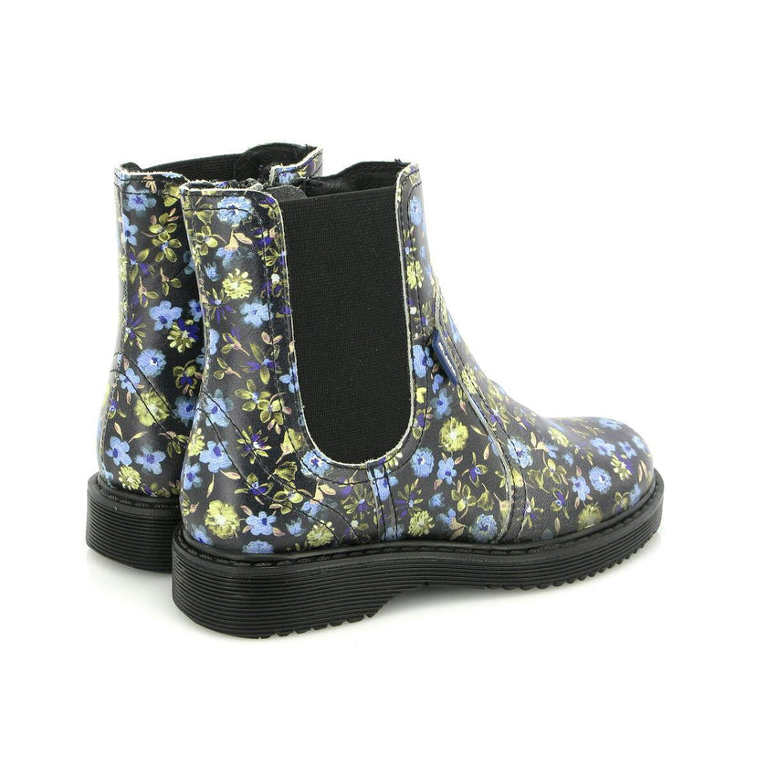 Katy Flowers Boot, Black