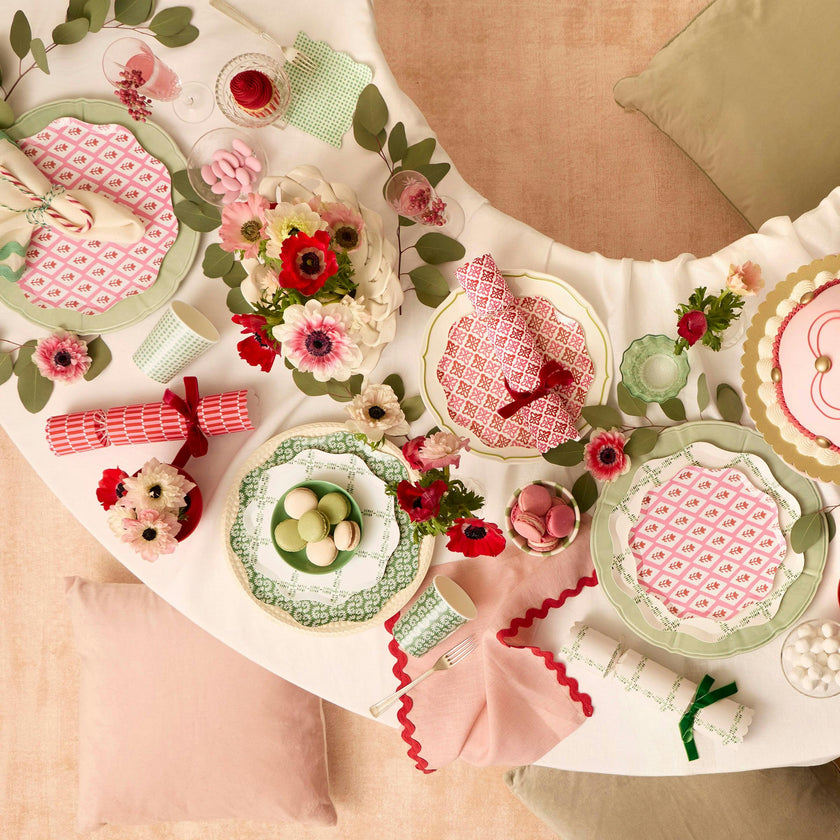 Meri Meri x Molly Mahon Red & Green Small Napkins
