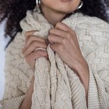 Double cable - Dk brown mel