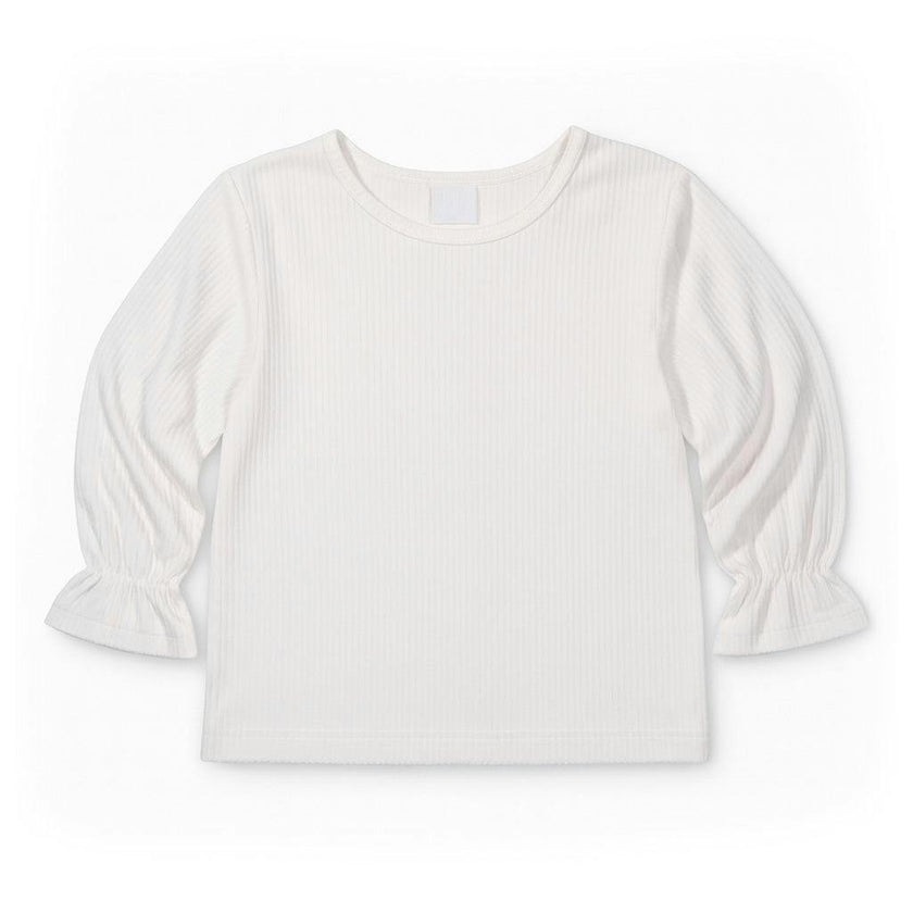 Long Sleeve Rib Knit Shirt