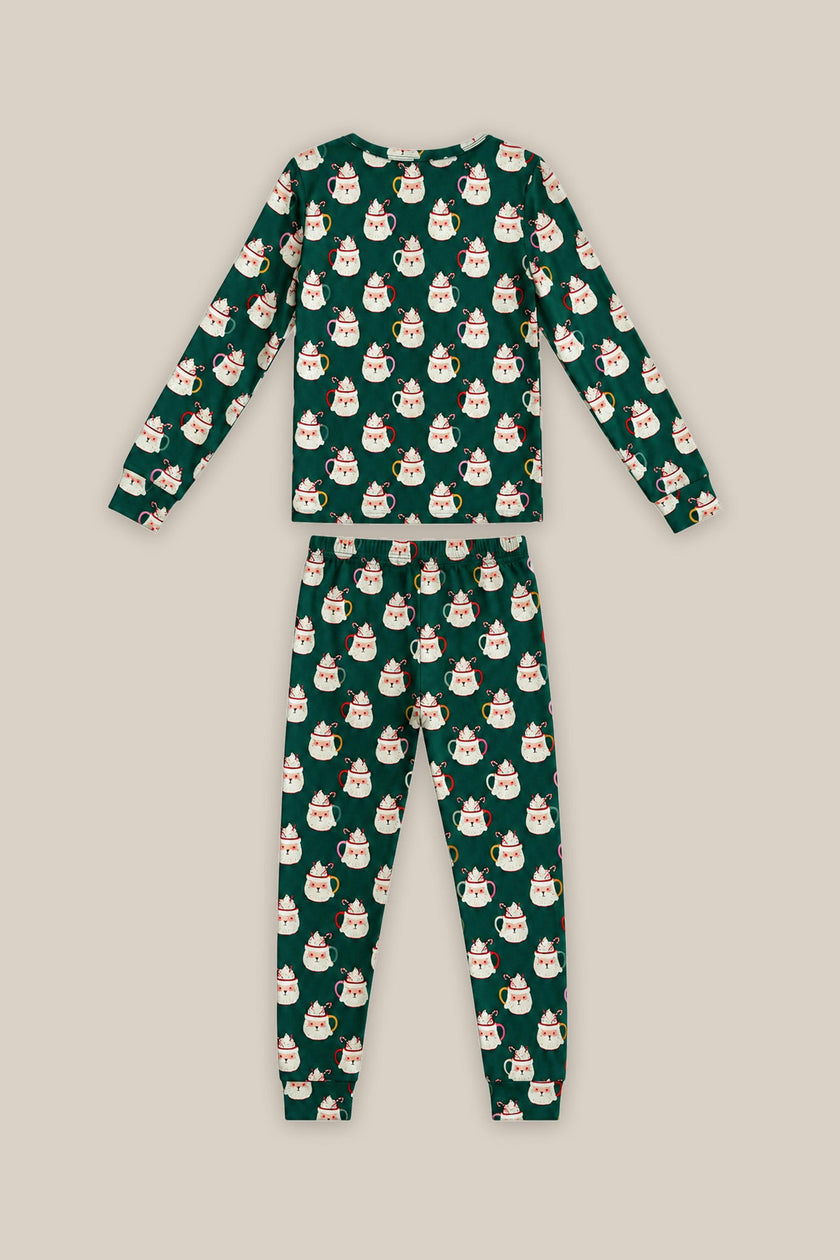 Kids So Soft Pajama Set in Very Merry Santa