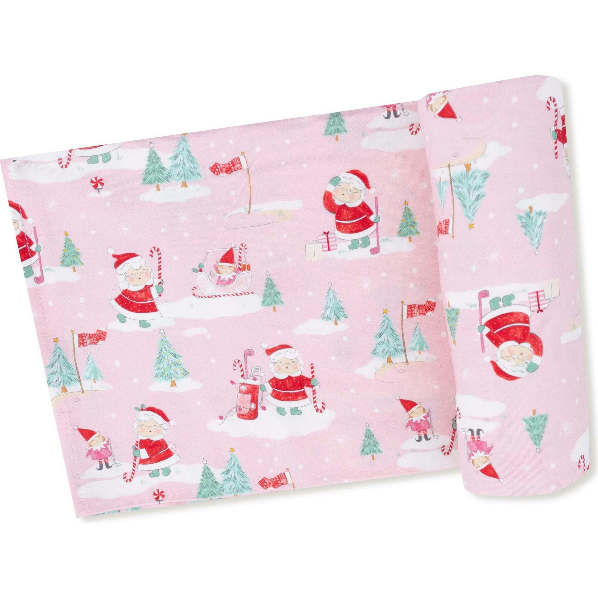 Golfing Mrs. Claus and Elves - Swaddle Blanket