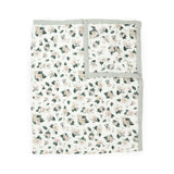 Organic Cotton Muslin Quilted Throw - Little Dino