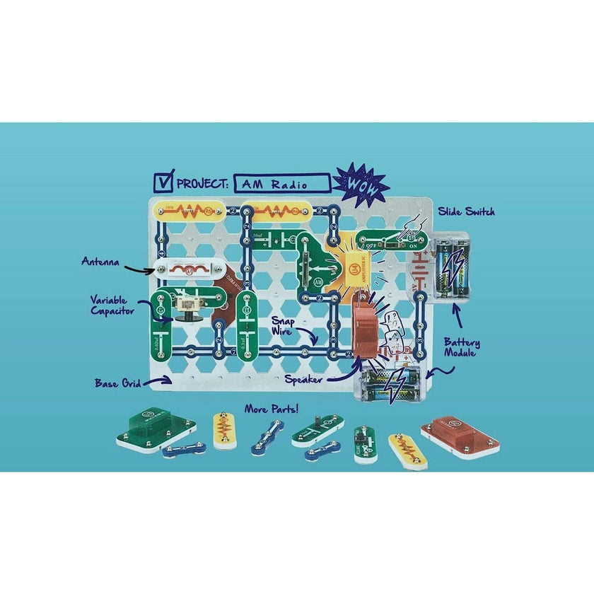 Elenco Snap Circuits SC-300 STEM Science Electronics Kit