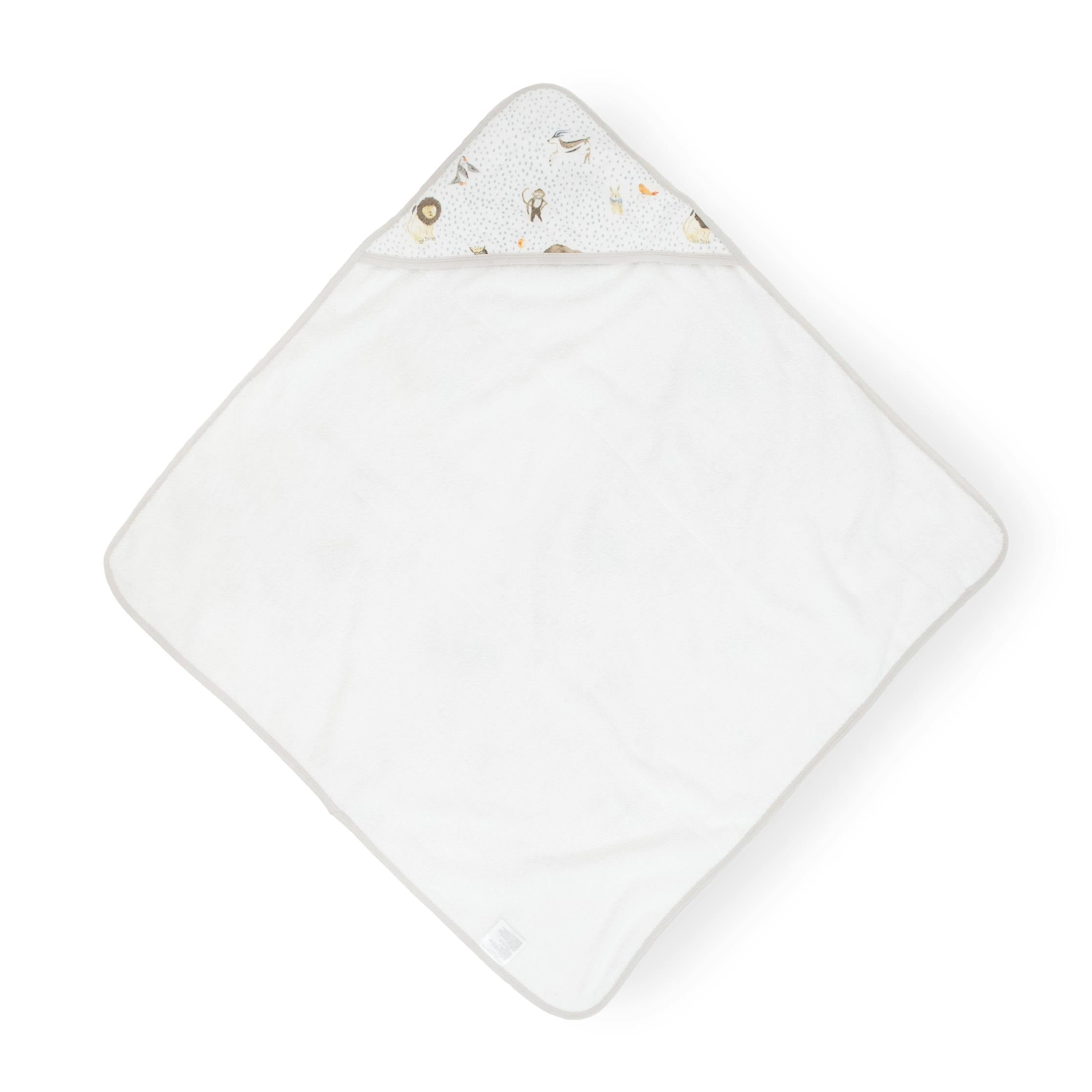 Infant Hooded Towel - Party Animals
