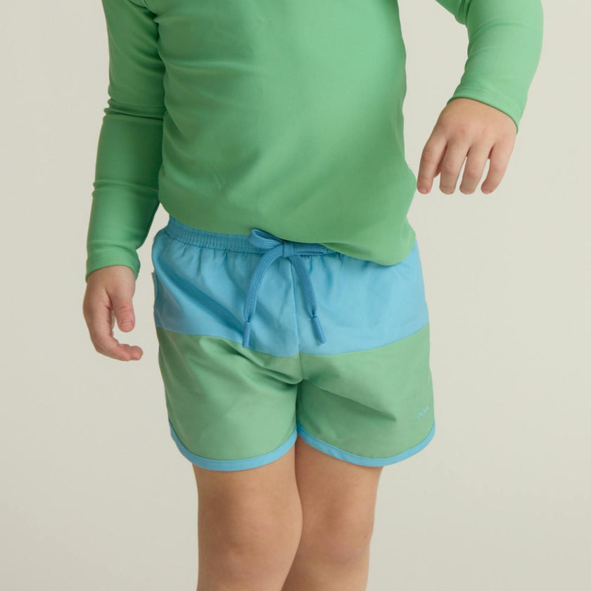 boys island edge colorblock boardie