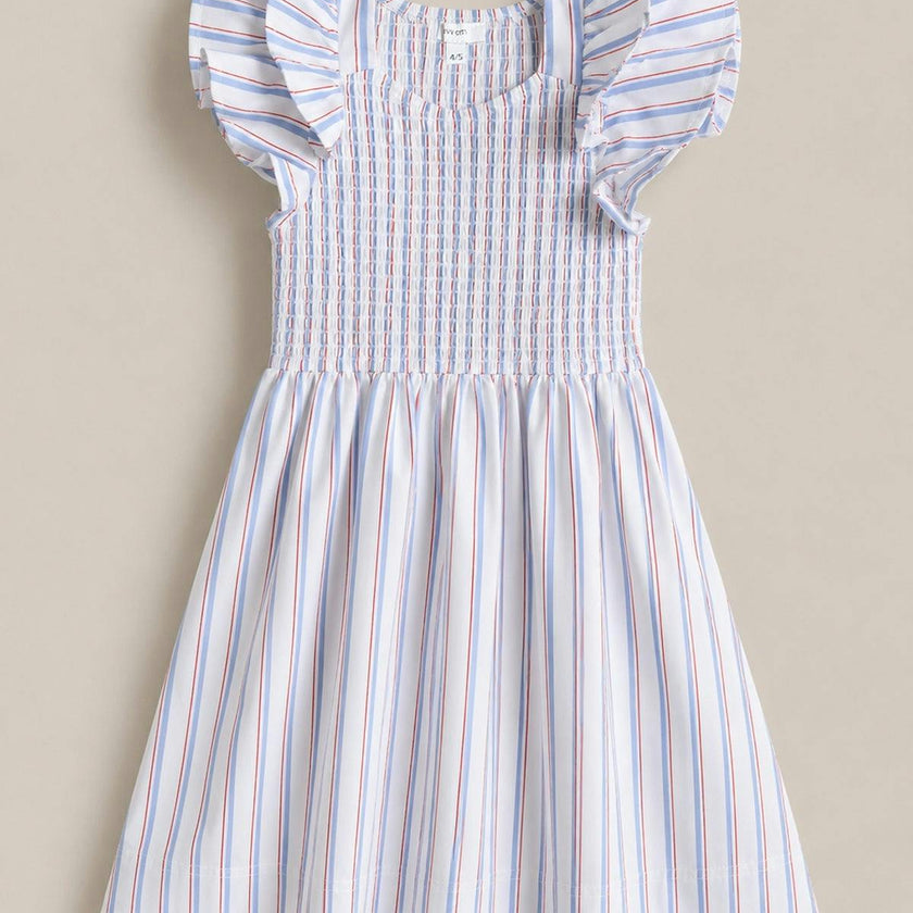 Mini Hattie Dress in Heritage Stripe