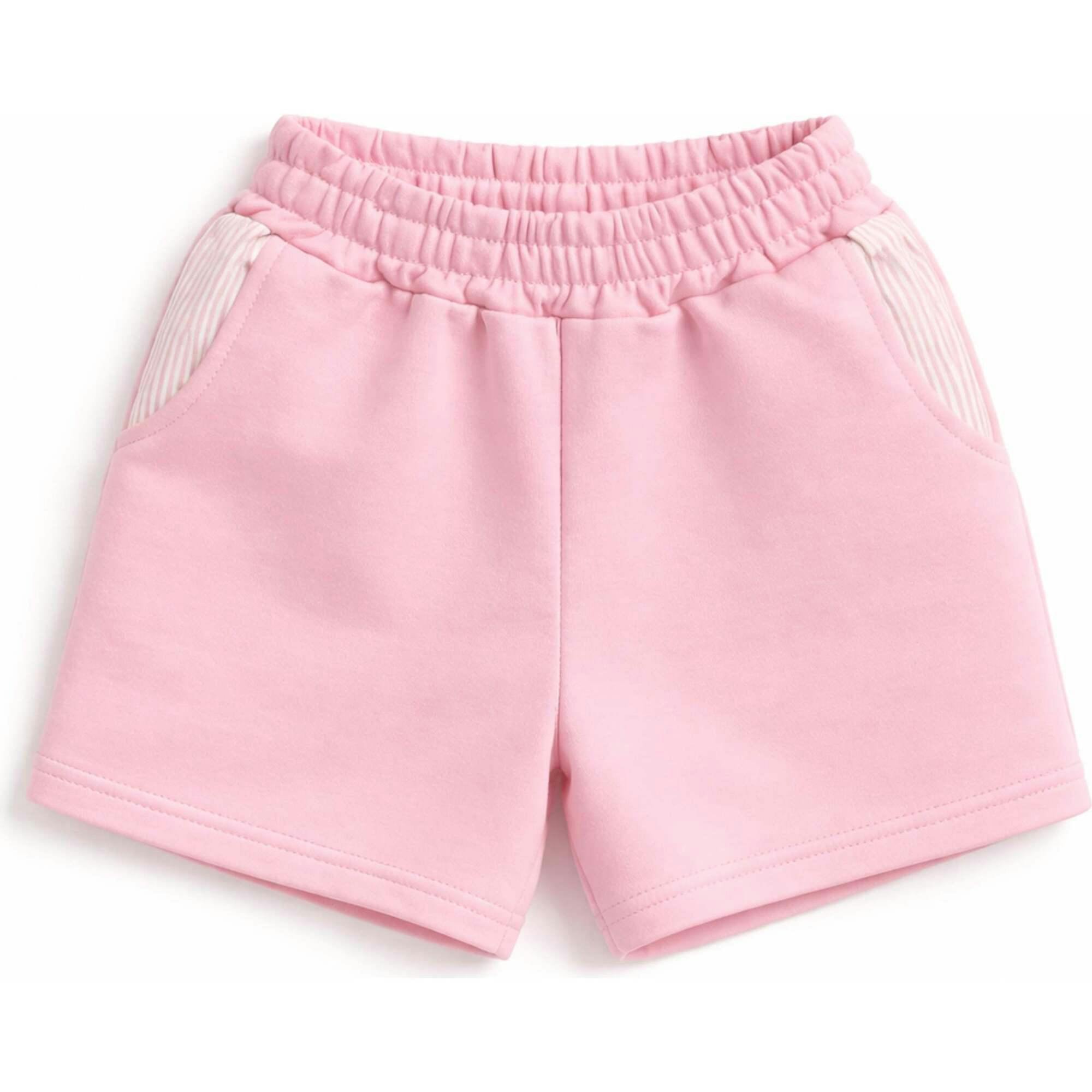 Seersucker Pocket Shorts - Pink