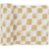 Cotton Muslin Swaddle Blanket - Adobe Checker