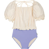 Mipounet SS26 Elise, Swimwear Mauve Ecru