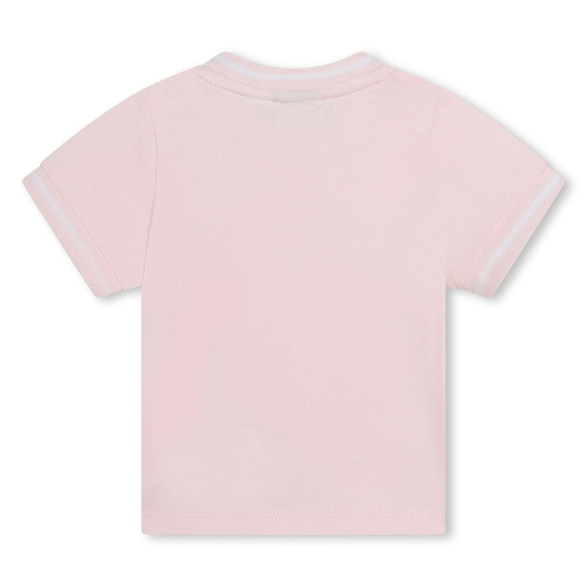 BOSS KIDSWEAR Pink Tracksuit And T-shirt Baby Set