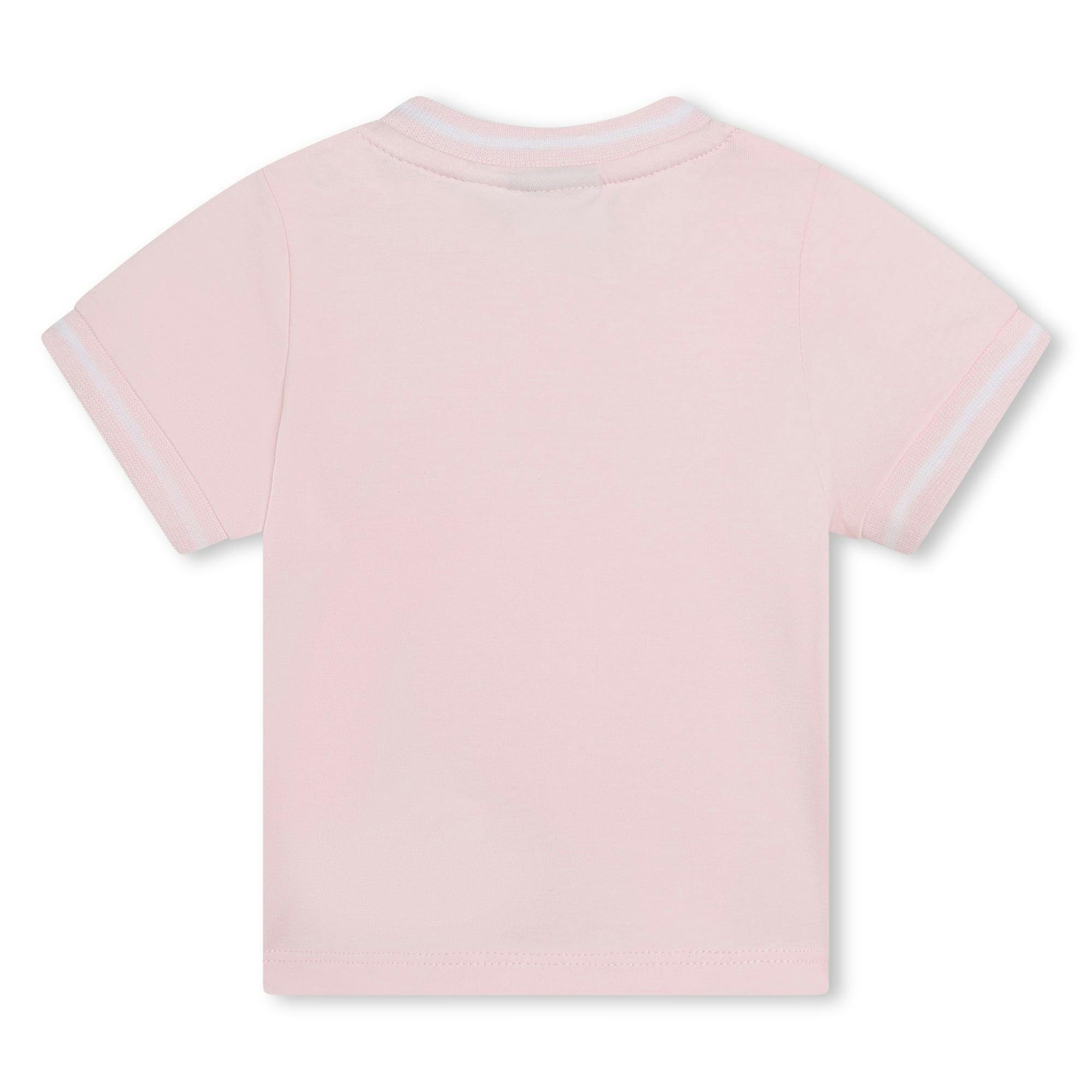 BOSS KIDSWEAR Pink Tracksuit And T-shirt Baby Set