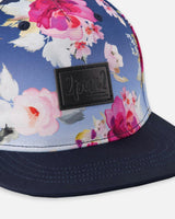 Cap Blue Rose Print