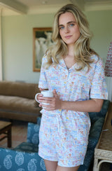 Nashville Women’s Button Front Short Pajama Set