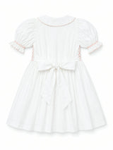 Camellia Smocked Dress | Heirloom Peach