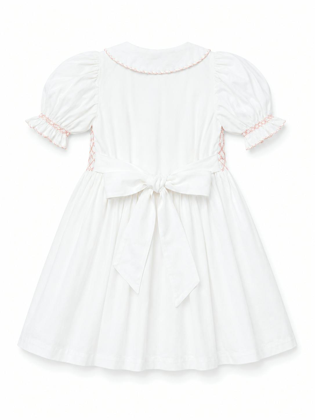 Camellia Smocked Dress | Heirloom Peach