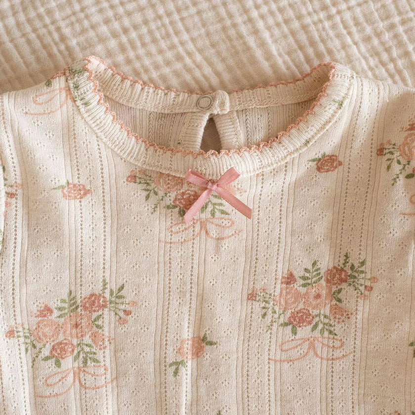 Pointelle Bloomer Set in Parfait Pink