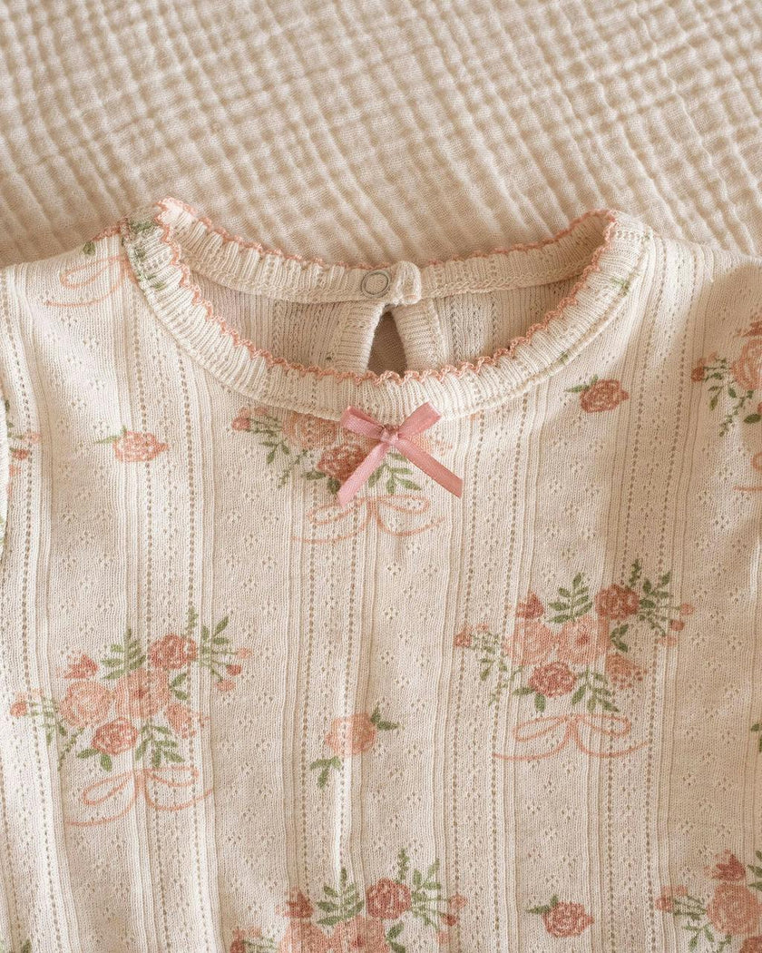Pointelle Bloomer Set in Parfait Pink