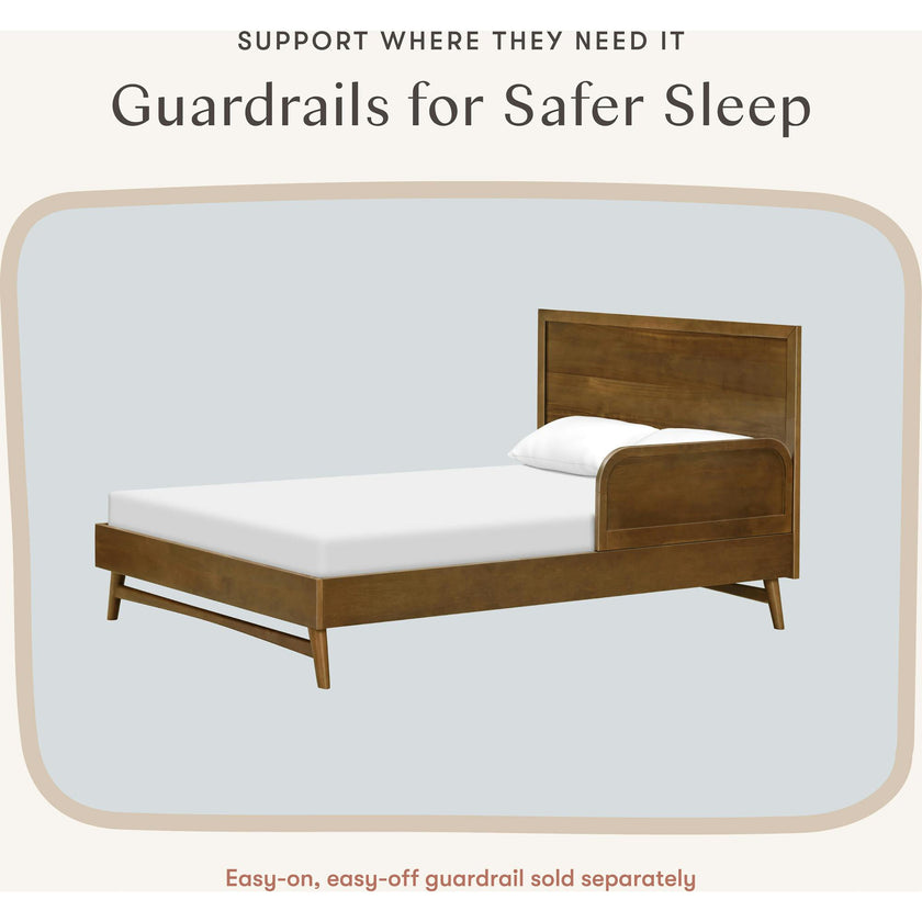 Palma Full Bed in Natural Walnut