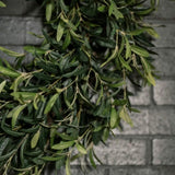 24" Artificial Olive Leaf Wreath
