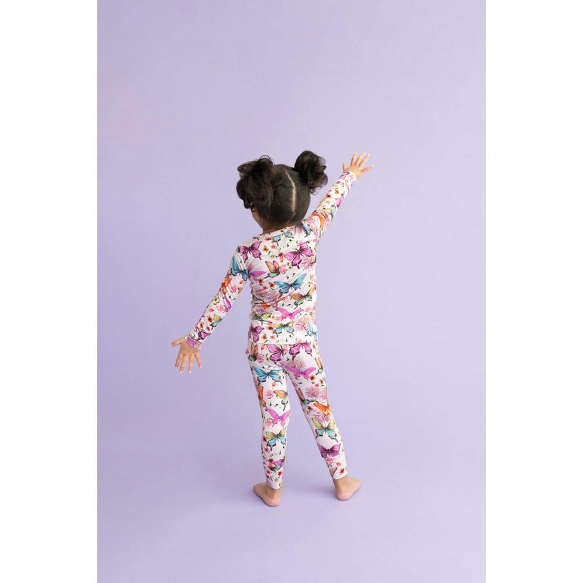 Watercolor Butterfly Classic Pajama Set