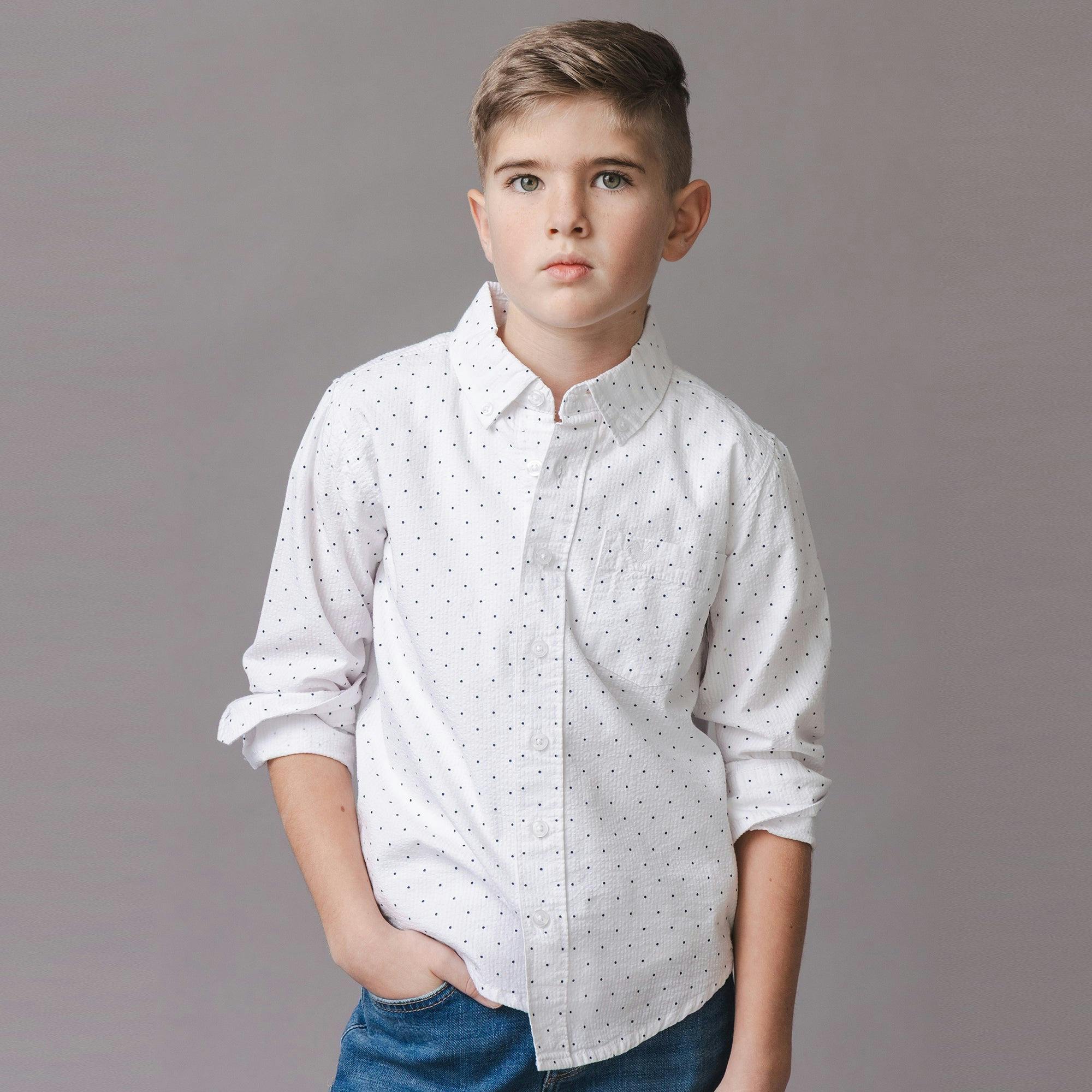 Organic Seersucker Shirt