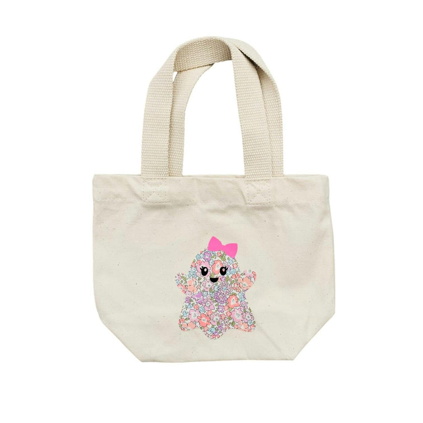 Liberty of London ghost trick or treat bag in beige