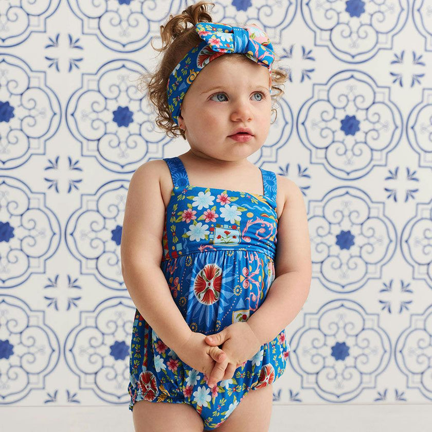 Carretto Tie Back Bubble Romper