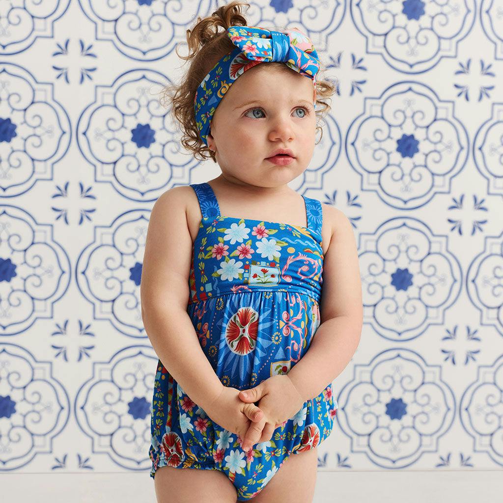 Carretto Tie Back Bubble Romper
