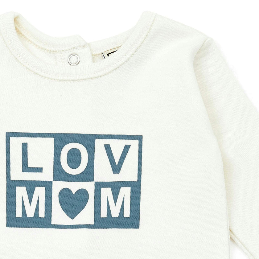 Love Mom Footed Pajamas