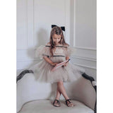 Coco-Caramel Tulle Dress