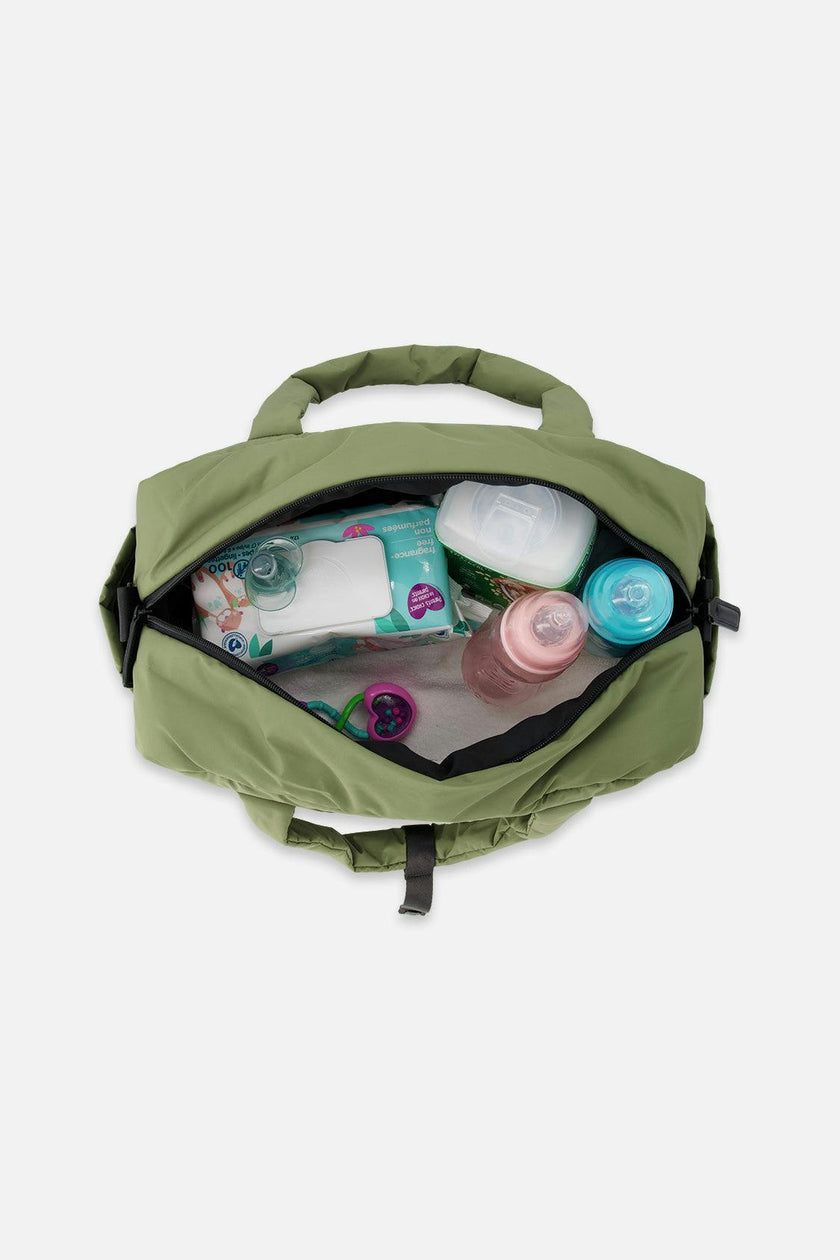 Diaper Bag With Changing Mat Olive Green